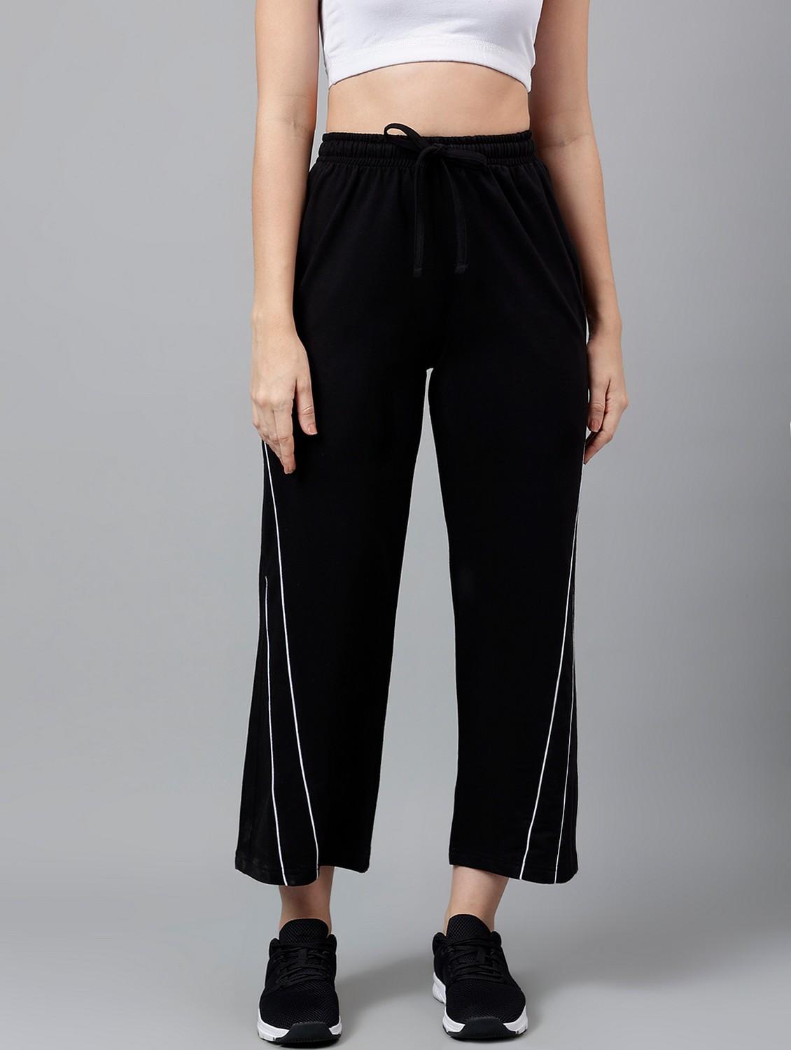 women solid mid rise track pant - 21762259 - Zoom Image - 0