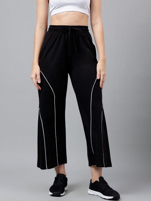 women solid mid rise track pant - 21762269 -  Standard Image - 0