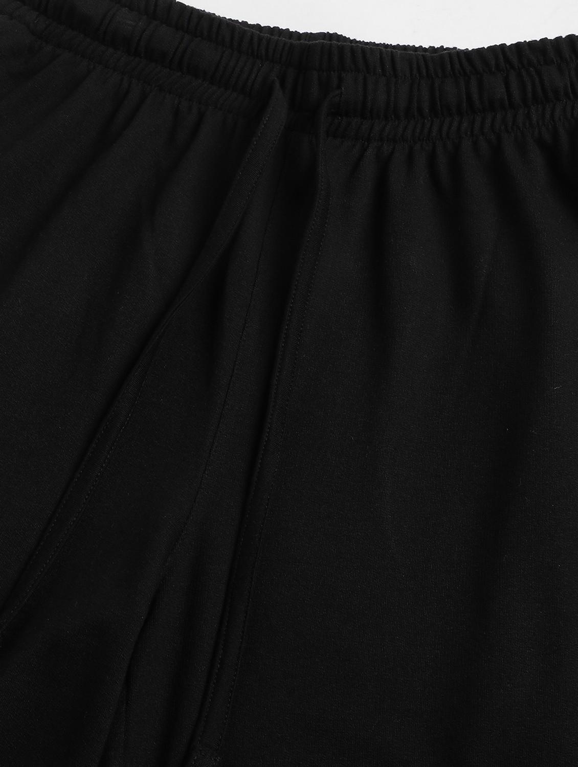 women solid mid rise track pant - 21762269 - Standard Image - 5