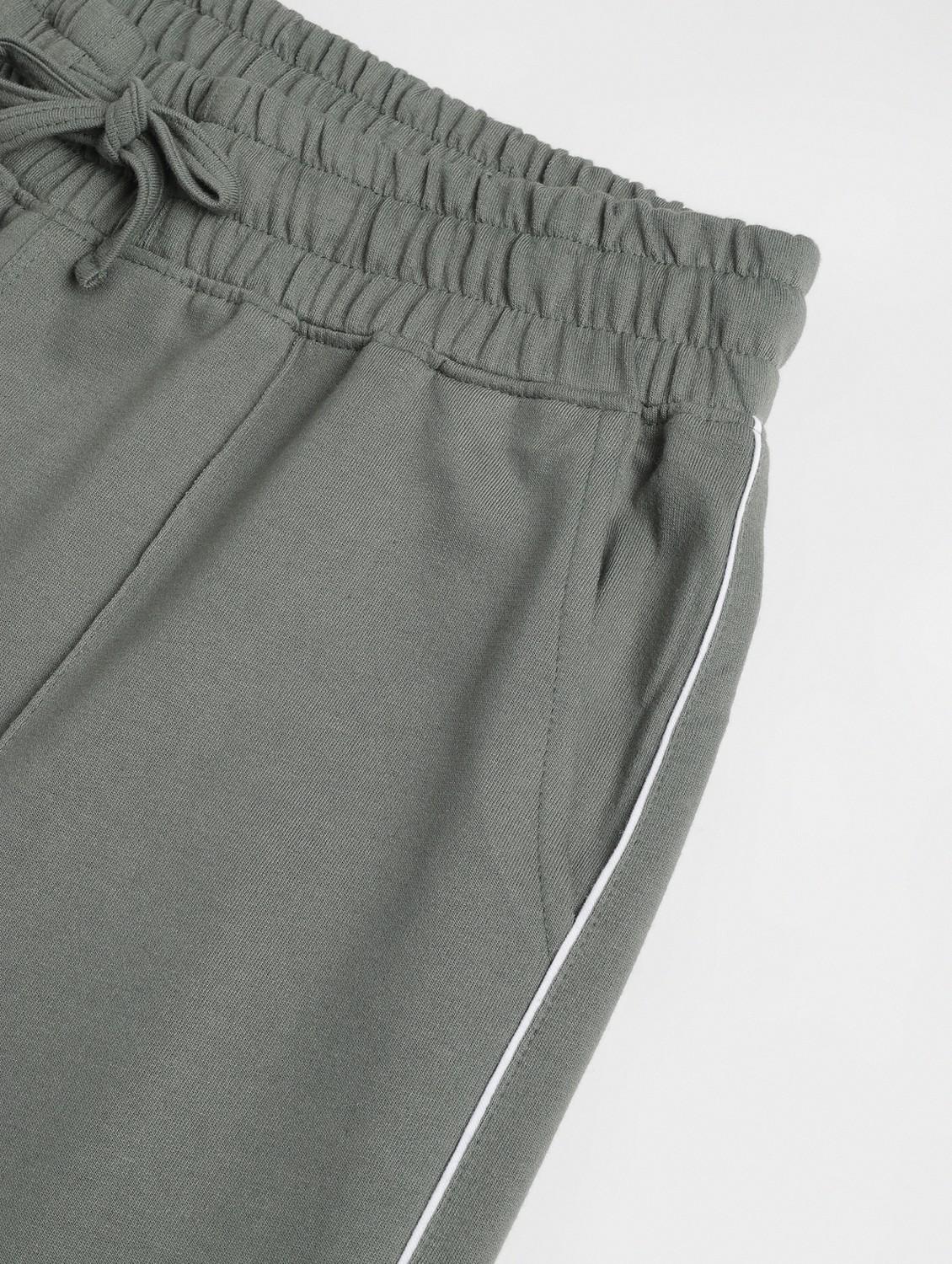women solid mid rise track pant - 21762272 - Standard Image - 3