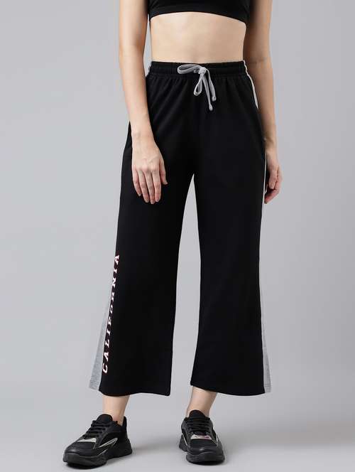 women tapered mid rise track pant - 21762278 -  Standard Image - 0