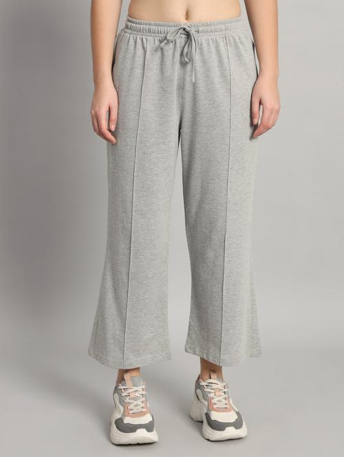 women solid mid rise track pant - 21762308 -  Standard Image - 0