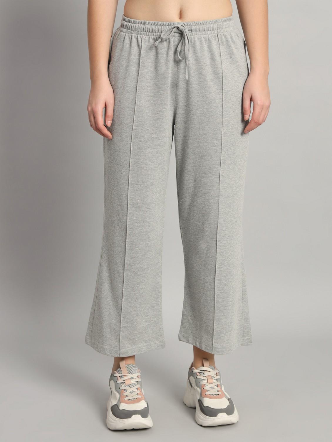 women solid mid rise track pant - 21762308 -  Zoom Image - 0