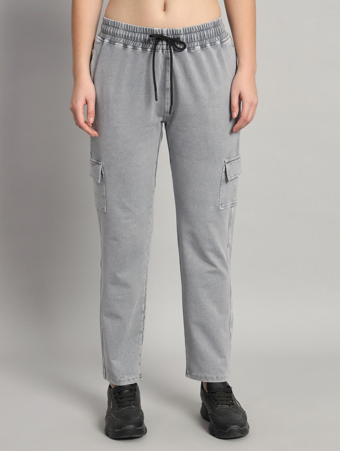 women solid mid rise cargo - 21762361 - Zoom Image - 0