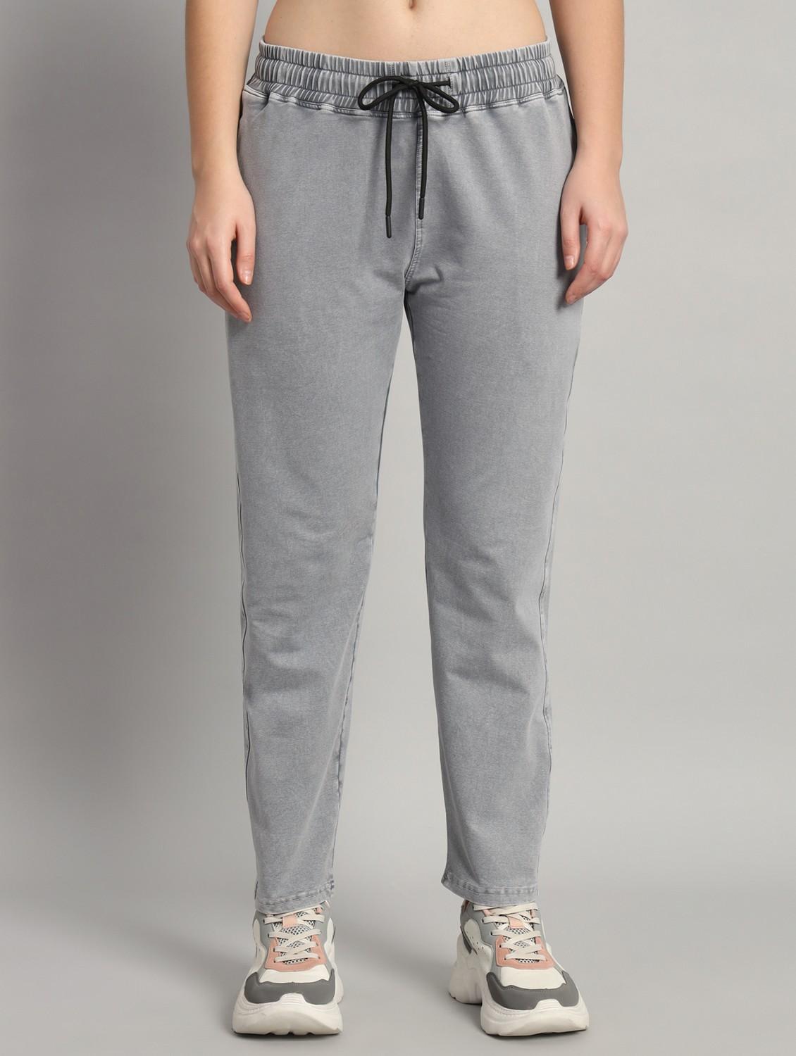 women solid mid rise jogger - 21762362 -  Zoom Image - 0