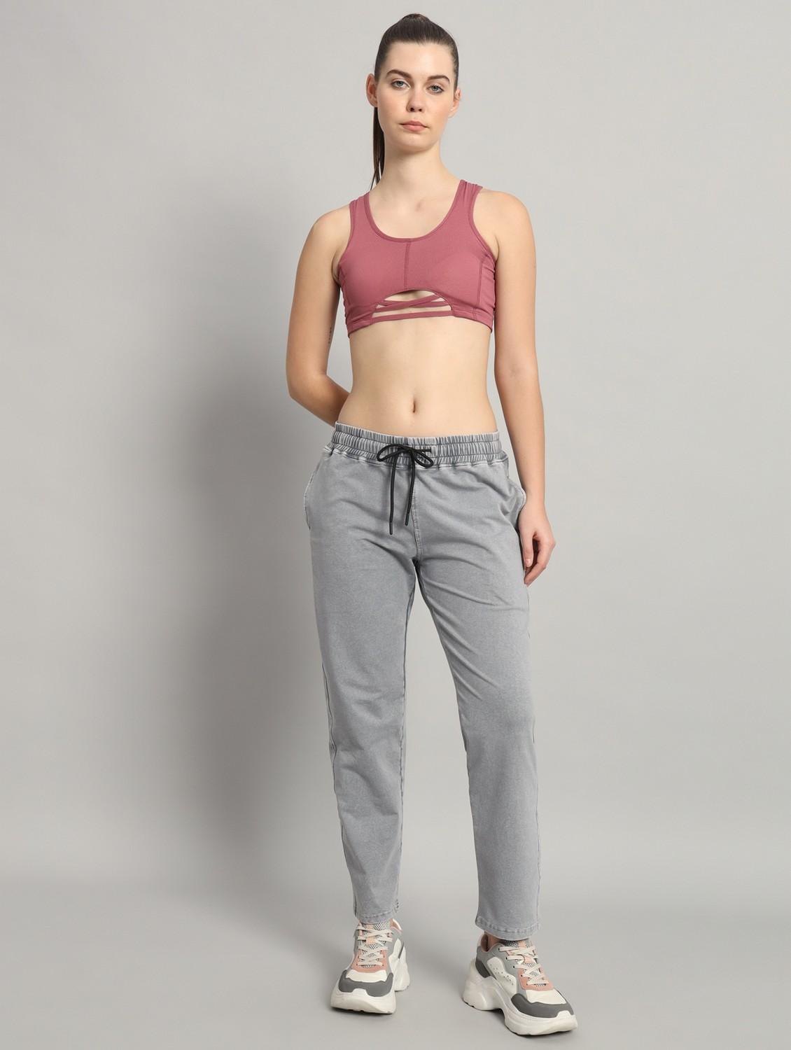 women solid mid rise jogger - 21762362 - Standard Image - 3