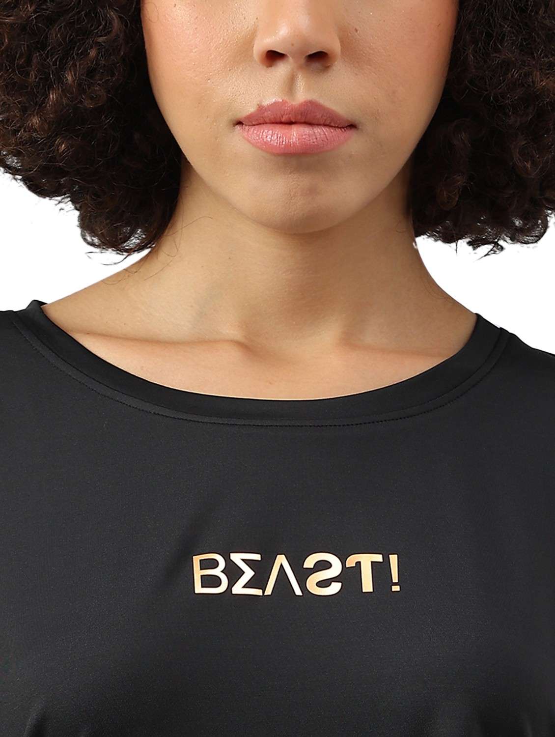 women printed dri-fit high low sports t-shirt - 21762377 -  Standard Image - 3