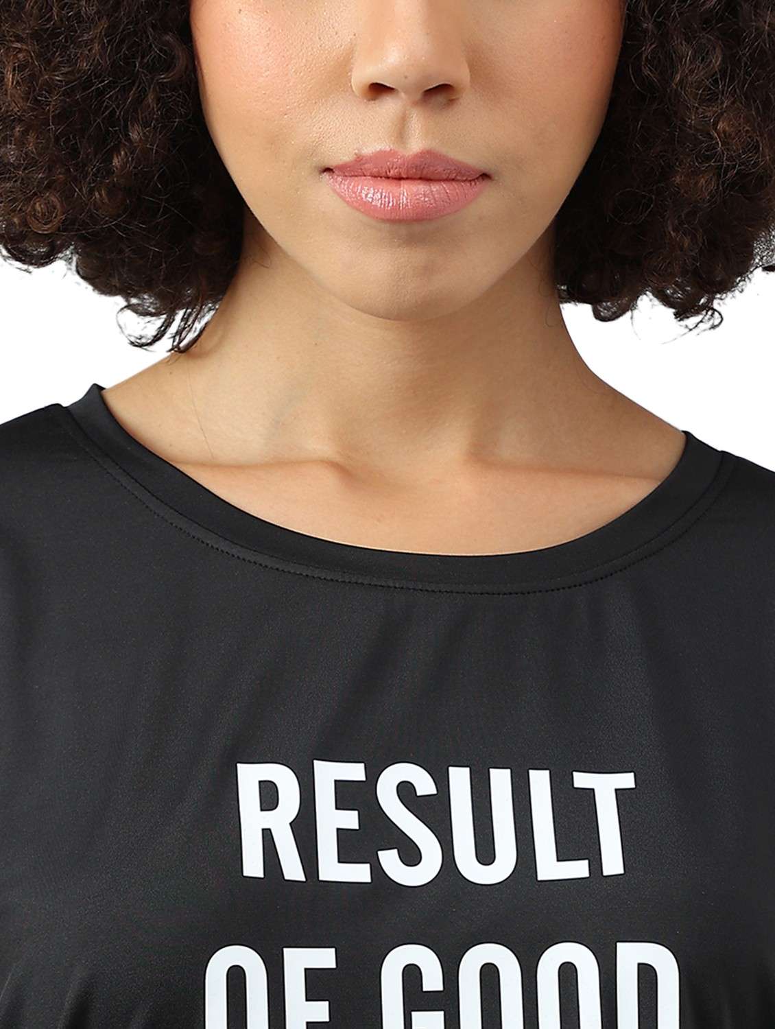 women printed dri-fit high low sports t-shirt - 21762379 -  Standard Image - 3