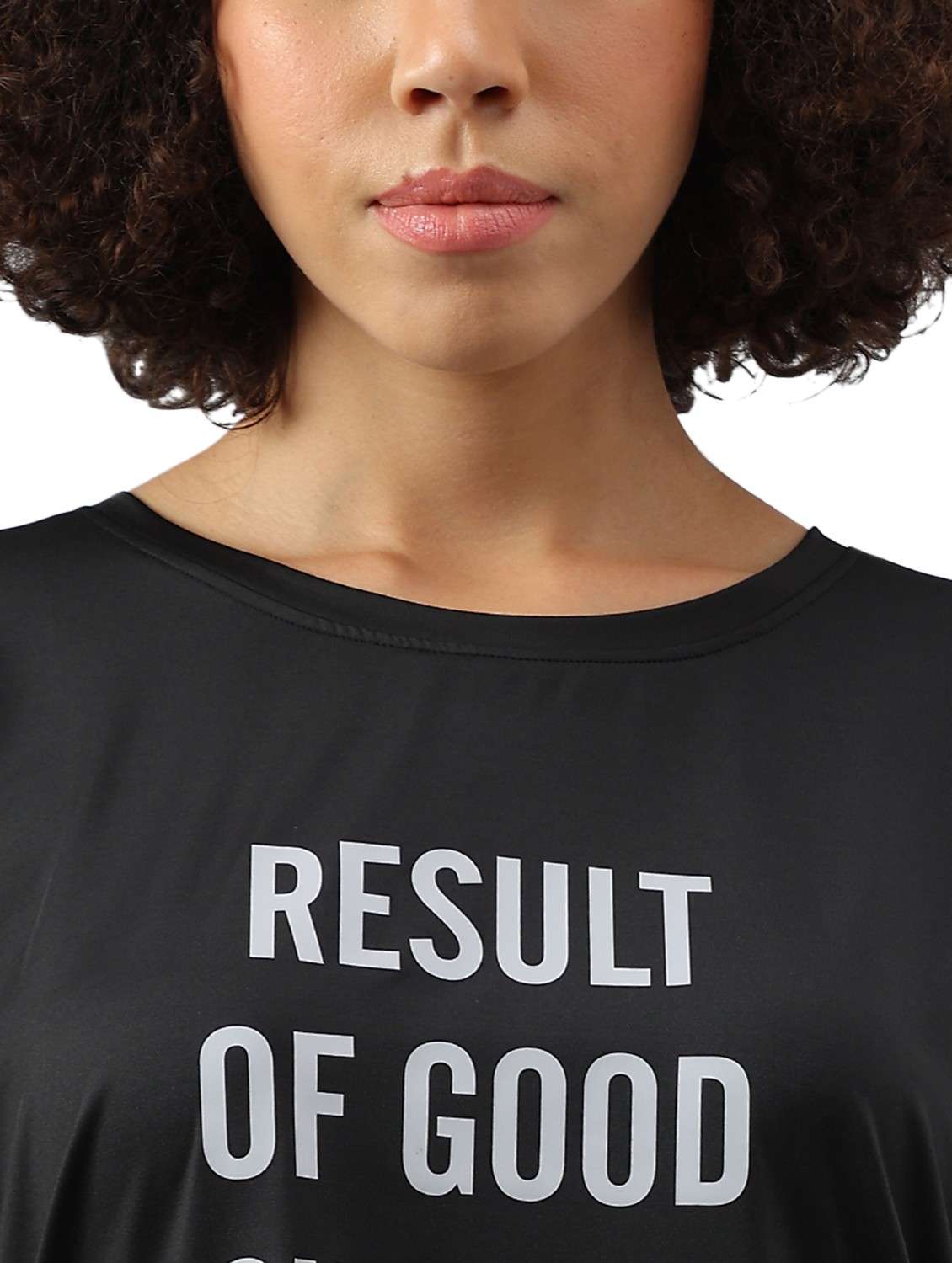 women printed dri-fit high low sports t-shirt - 21762385 -  Standard Image - 3