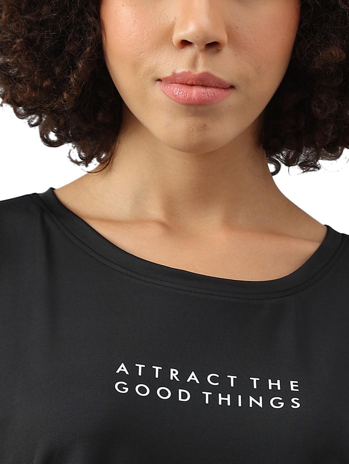 women printed dri-fit high low sports t-shirt - 21762389 -  Standard Image - 3