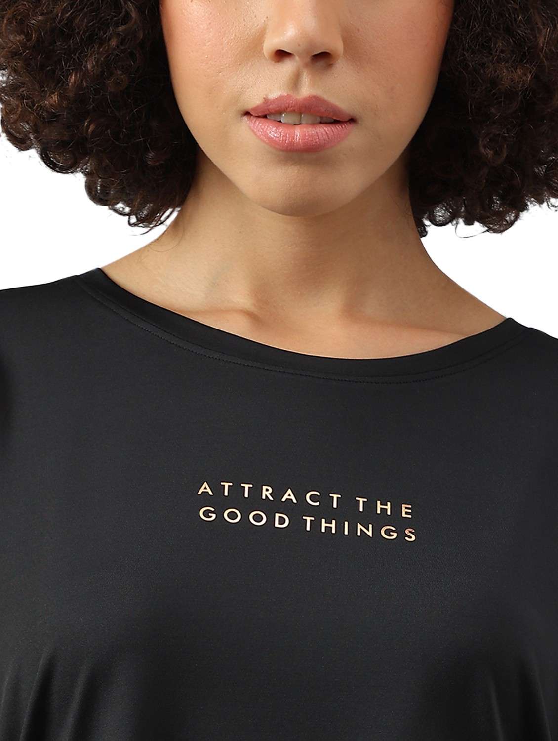 women printed dri-fit high low sports t-shirt - 21762390 -  Standard Image - 3