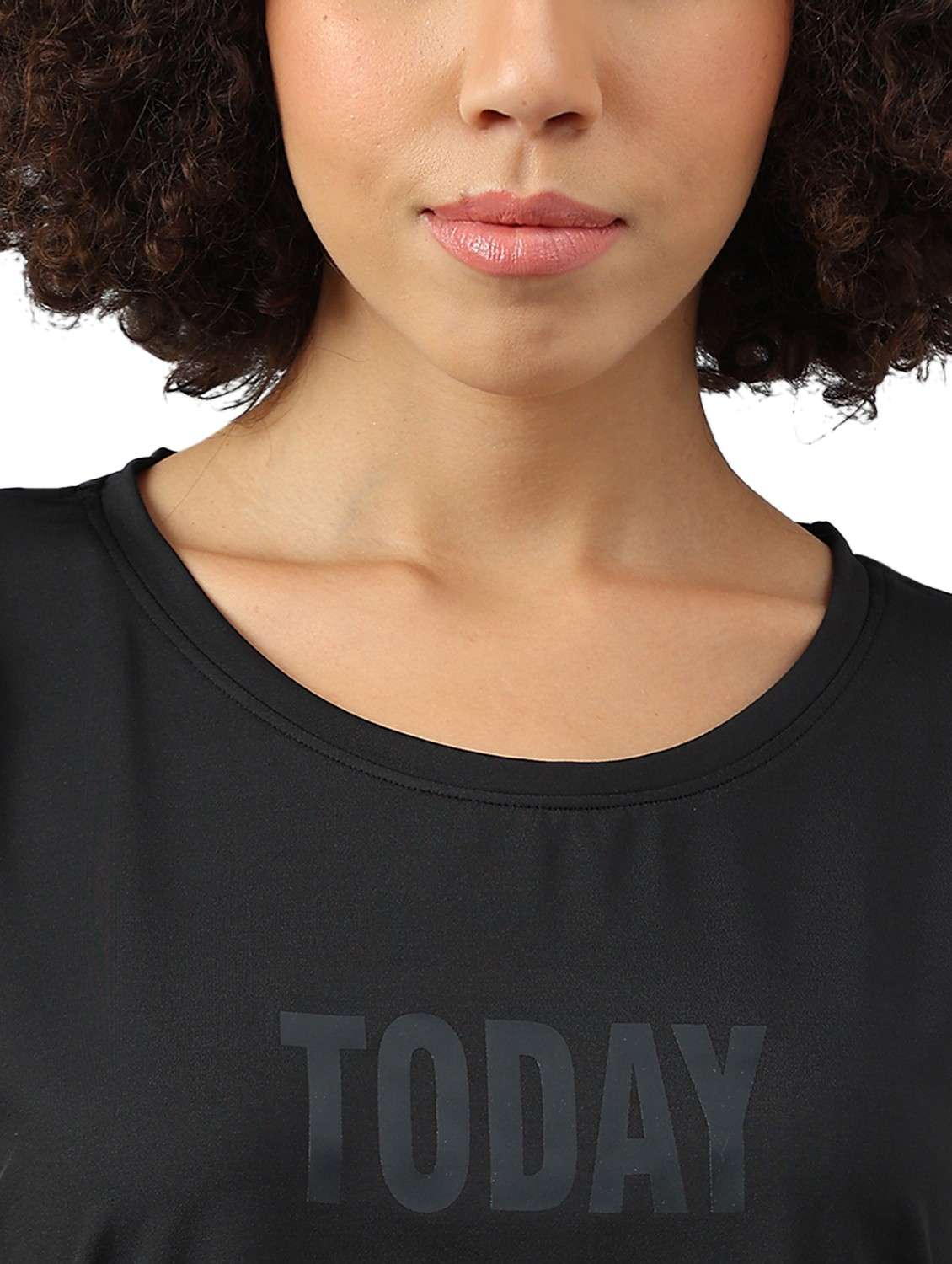 women printed dri-fit high low sports t-shirt - 21762391 -  Standard Image - 3