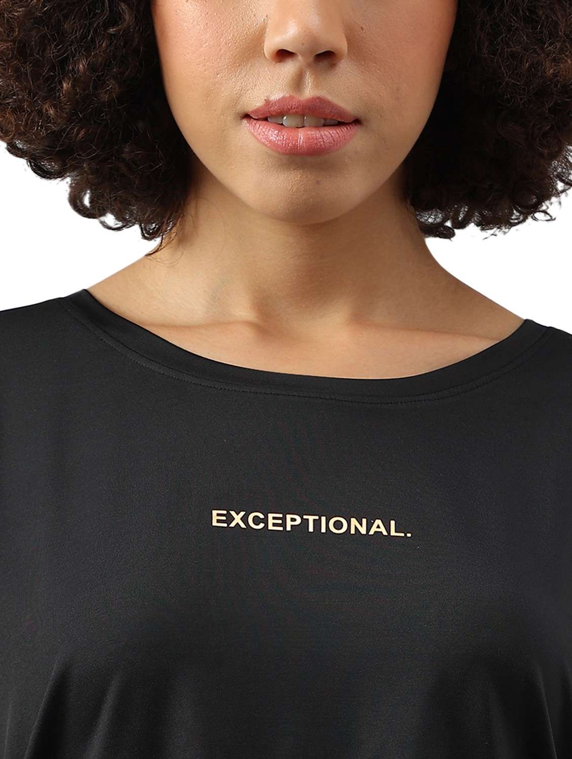 women printed dri-fit high low sports t-shirt - 21762394 -  Standard Image - 3