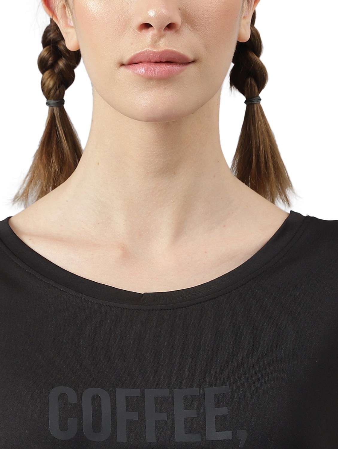 women printed dri-fit high low sports t-shirt - 21762398 -  Standard Image - 3