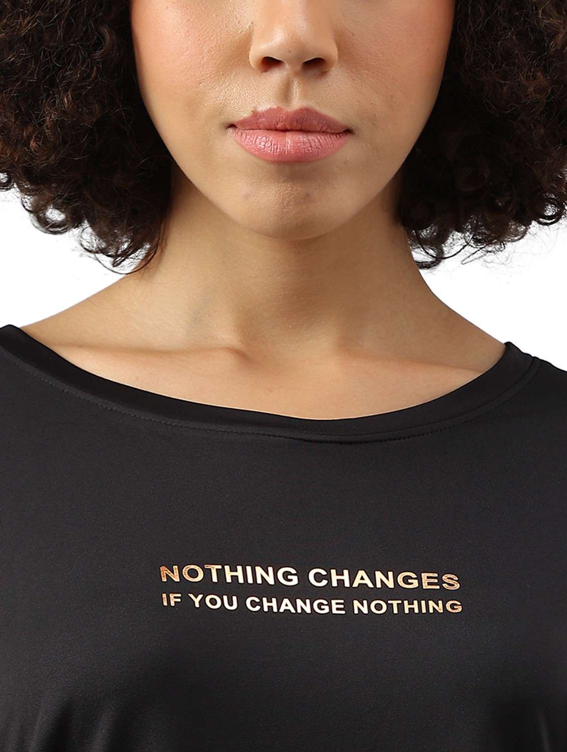 women printed dri-fit high low sports t-shirt - 21762405 -  Standard Image - 3