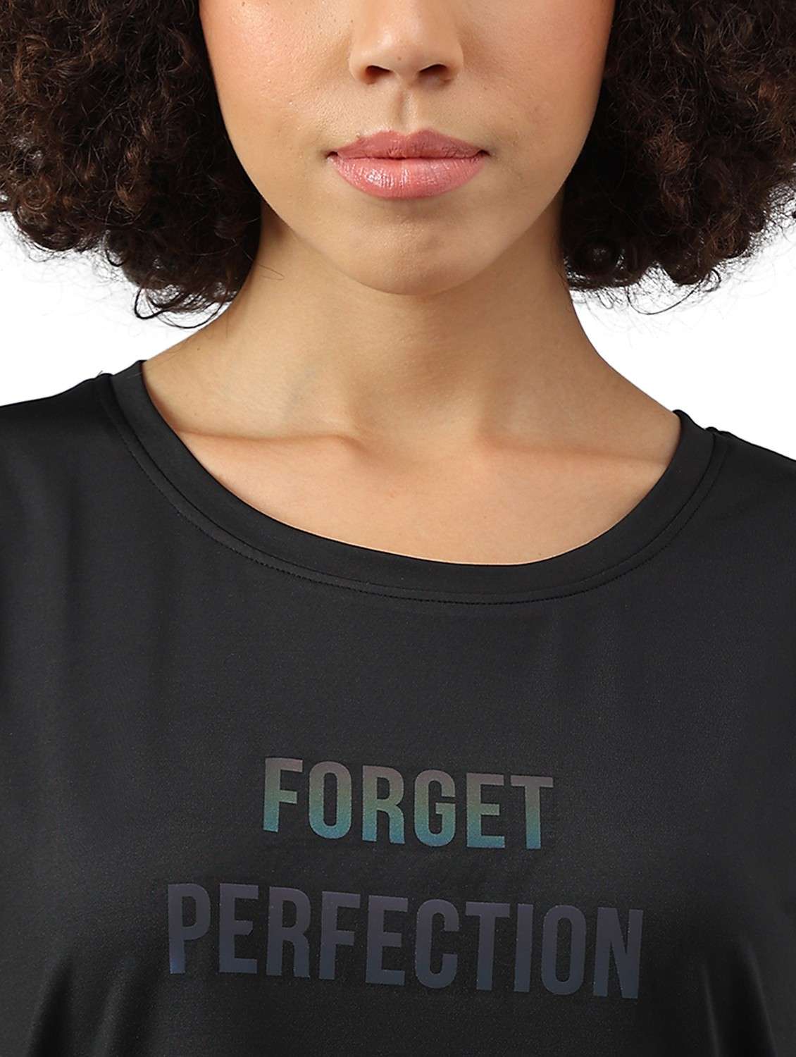 women printed dri-fit high low sports t-shirt - 21762411 -  Standard Image - 3