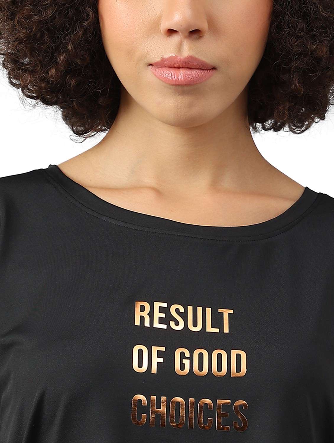 women printed dri-fit high low sports t-shirt - 21762412 -  Standard Image - 3