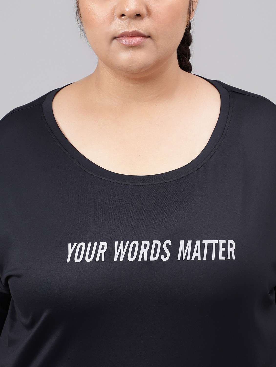 women plus size printed dri-fit sport t-shirt - 21762429 -  Standard Image - 3