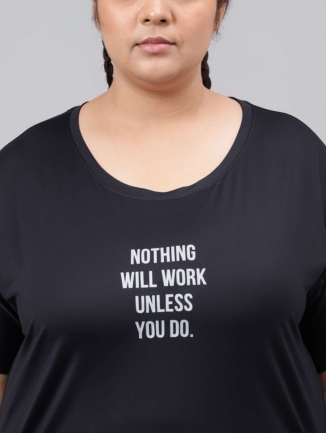 women plus size printed dri-fit sports t-shirt - 21762433 - Standard Image - 3