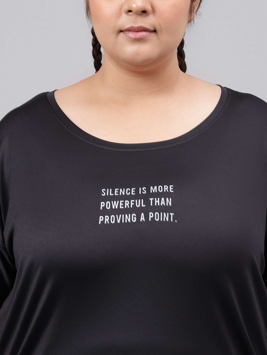 women plus size printed dri-fit sports t-shirt - 21762435 -  Standard Image - 3