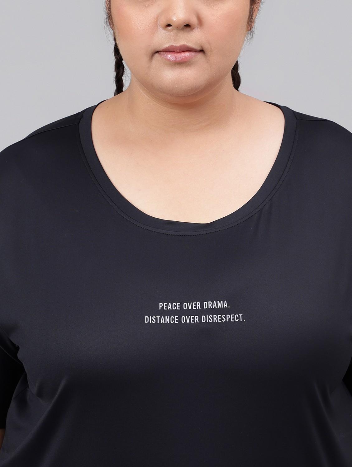 women plus size printed dri-fit sports t-shirt - 21762436 - Standard Image - 3
