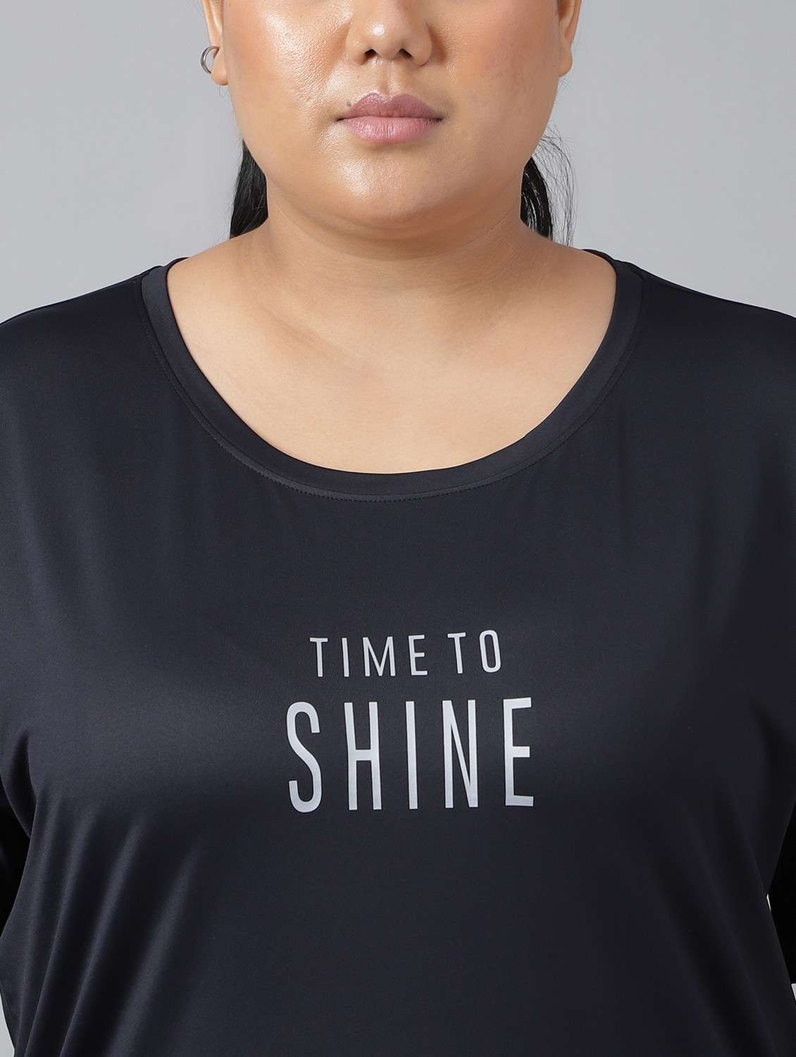 women plus size printed dri-fit sports t-shirt - 21762437 -  Standard Image - 3