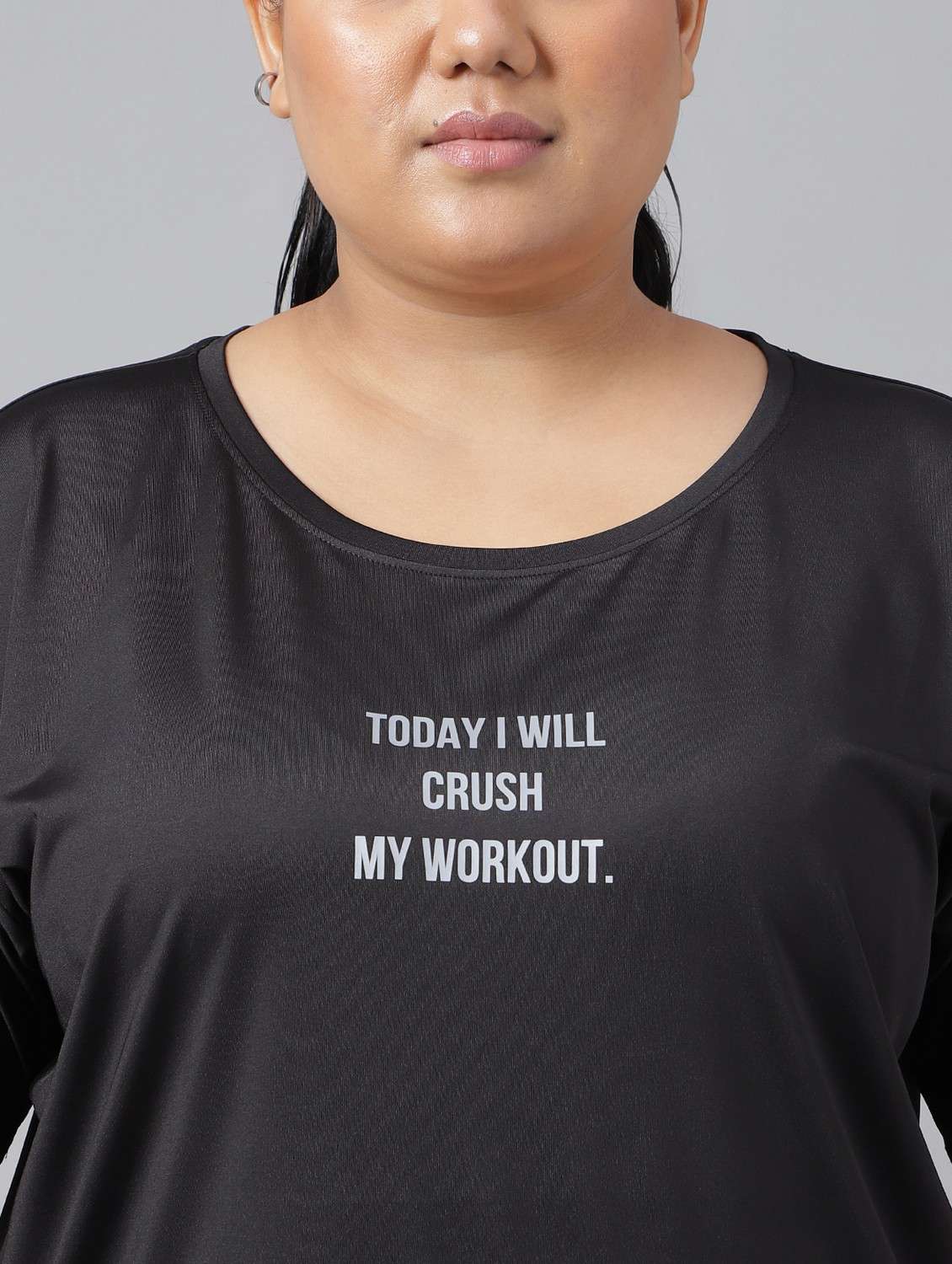 women plus size printed dri-fit sports t-shirt - 21762444 -  Standard Image - 5