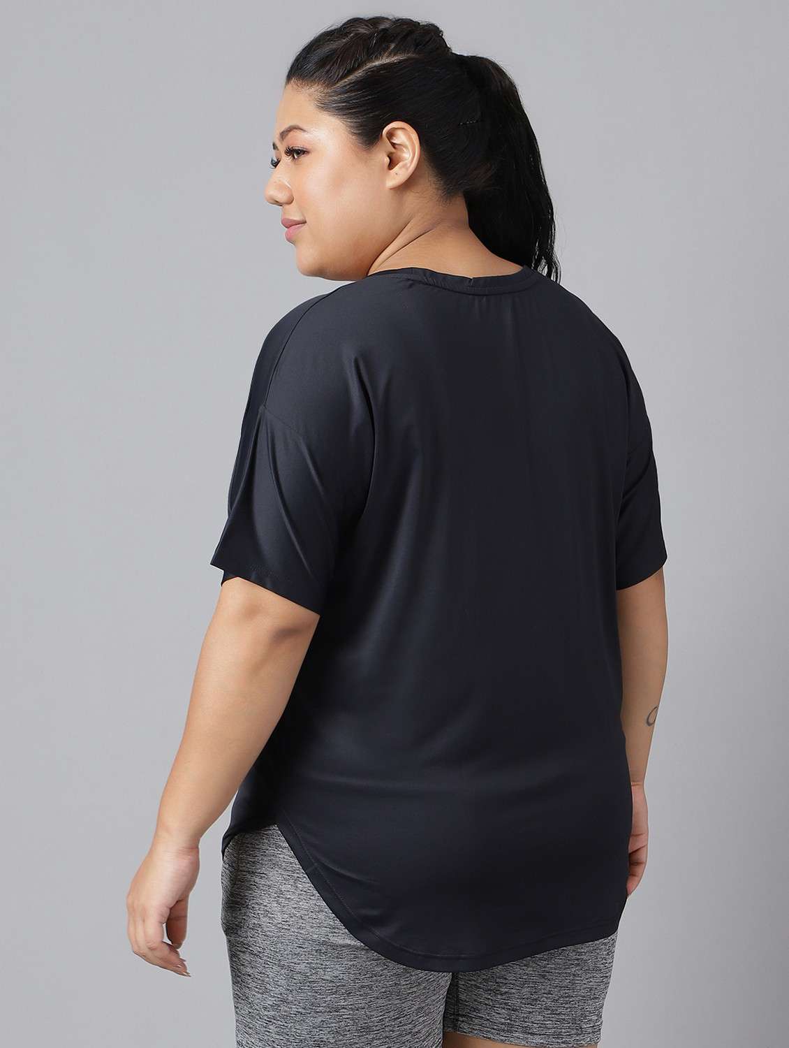 women plus size printed dri-fit sports t-shirt - 21762450 -  Standard Image - 3