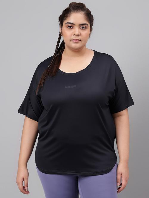 women plus size printed dri-fit sports t-shirt - 21762453 - Standard Image - 0