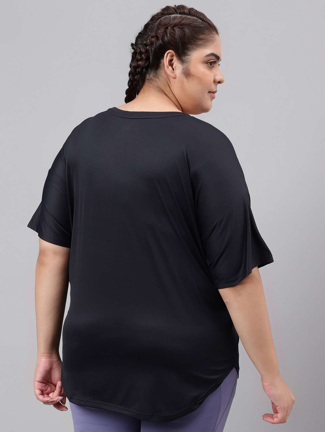 women plus size printed dri-fit sports t-shirt - 21762453 - Standard Image - 3
