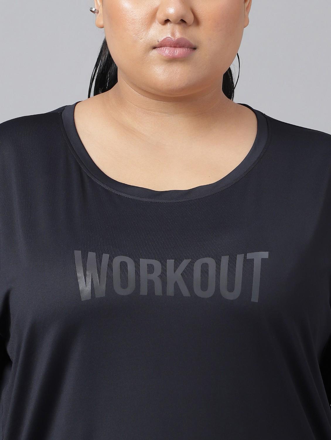 women plus size printed dri-fit sports t-shirt - 21762454 - Standard Image - 5
