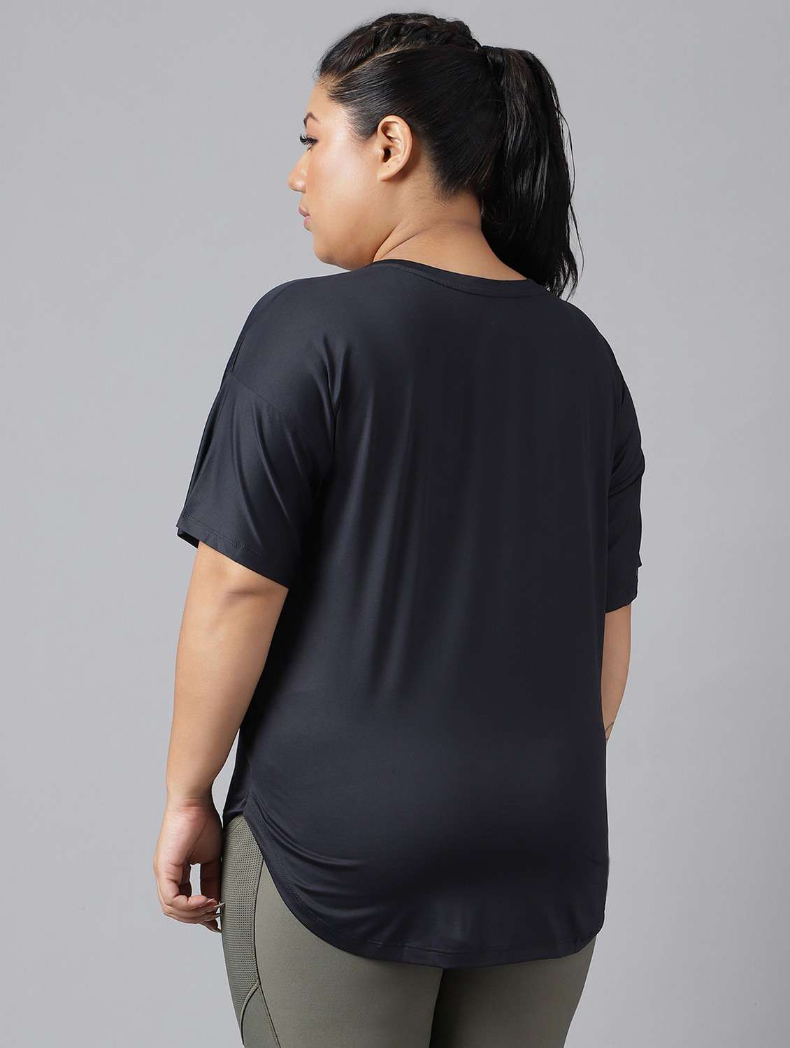 women plus size printed dri-fit sports t-shirt - 21762461 -  Standard Image - 3