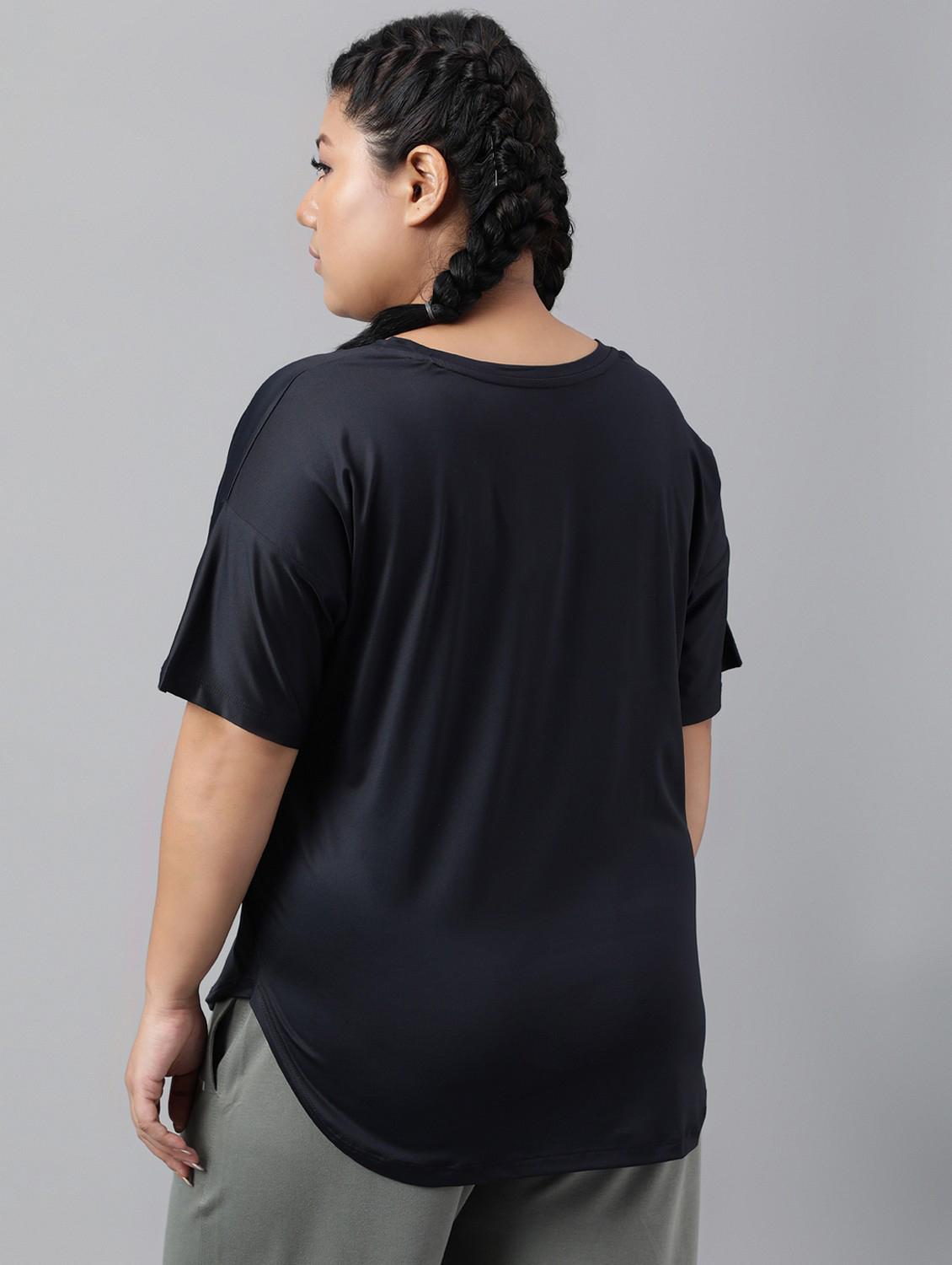 women plus size printed dri-fit sports t-shirt - 21762462 - Standard Image - 3