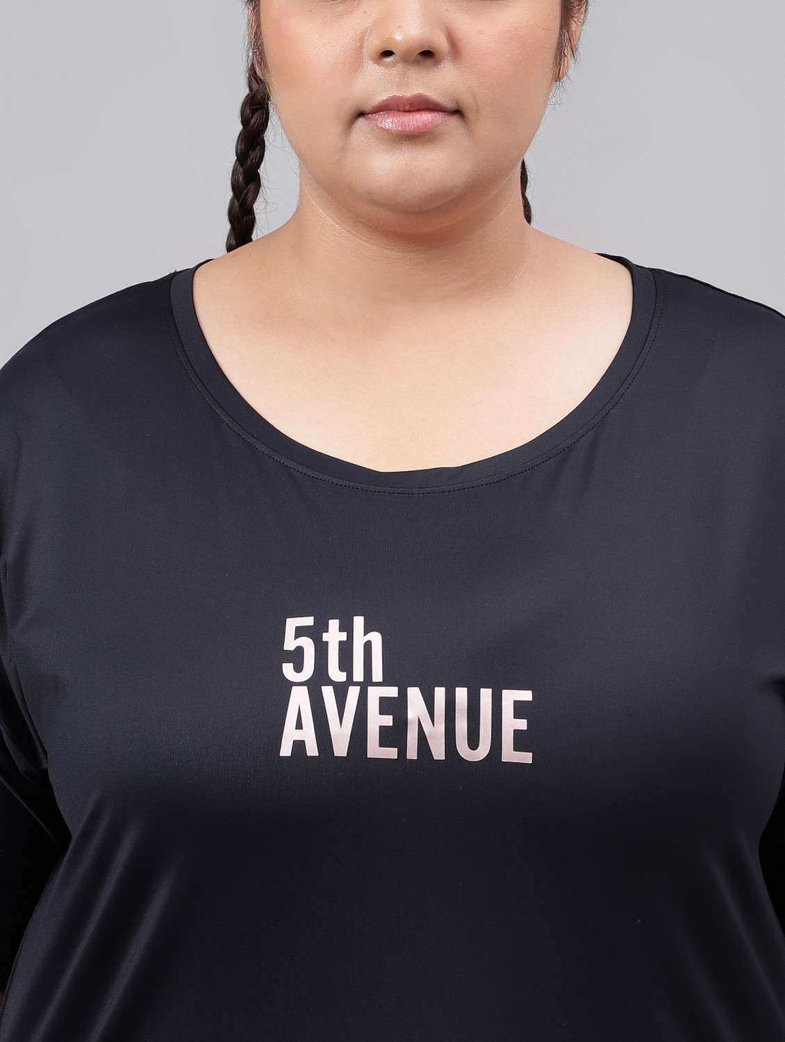 women plus size printed dri-fit sports t-shirt - 21762463 -  Standard Image - 5