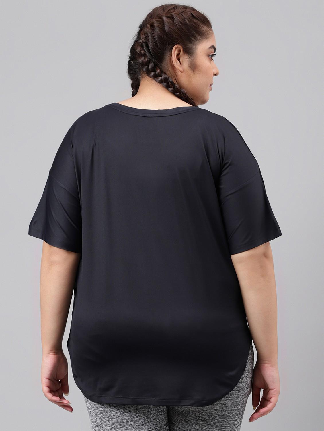 women plus size printed dri-fit sports t-shirt - 21762477 - Standard Image - 3