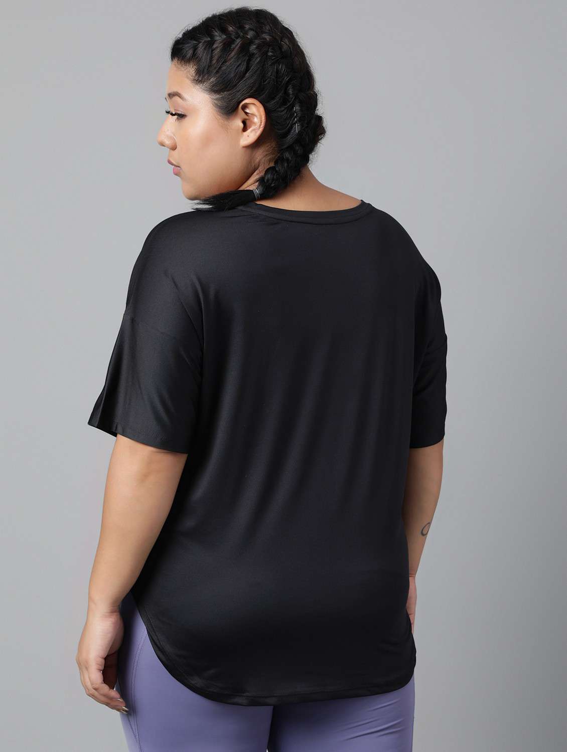 women plus size printed dri-fit sports t-shirt - 21762480 -  Standard Image - 3