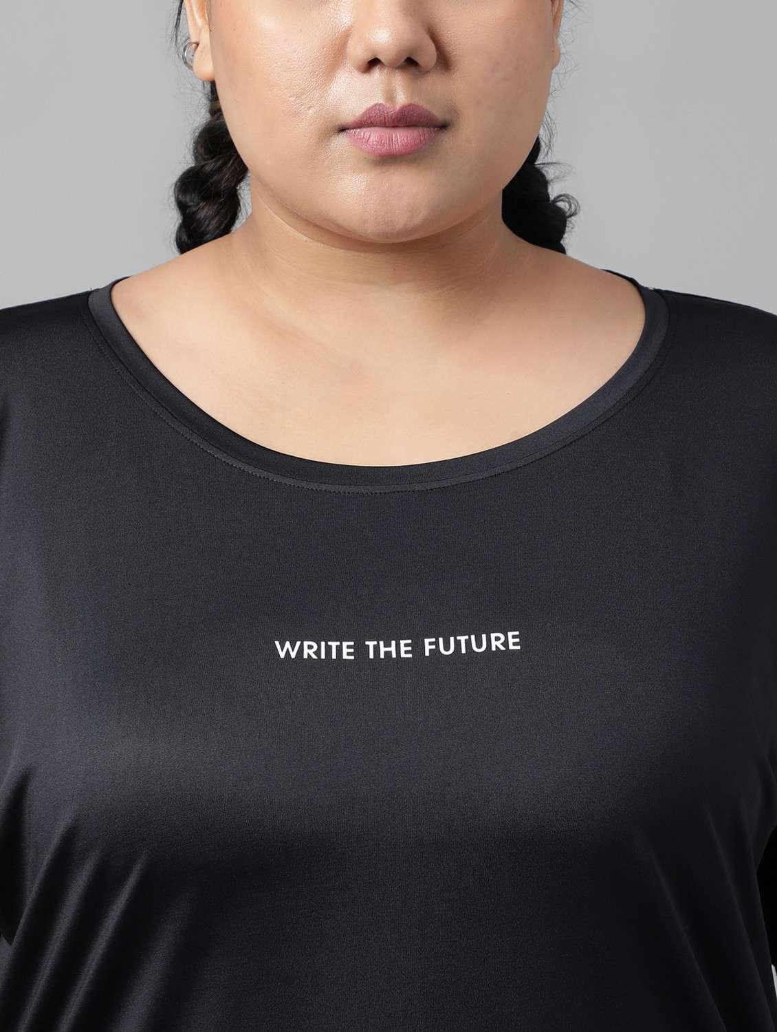 women plus size printed dri-fit sports t-shirt - 21762480 -  Standard Image - 5