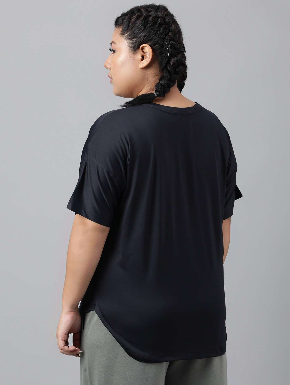 women plus size printed dri-fit sports t-shirt - 21762483 -  Standard Image - 3