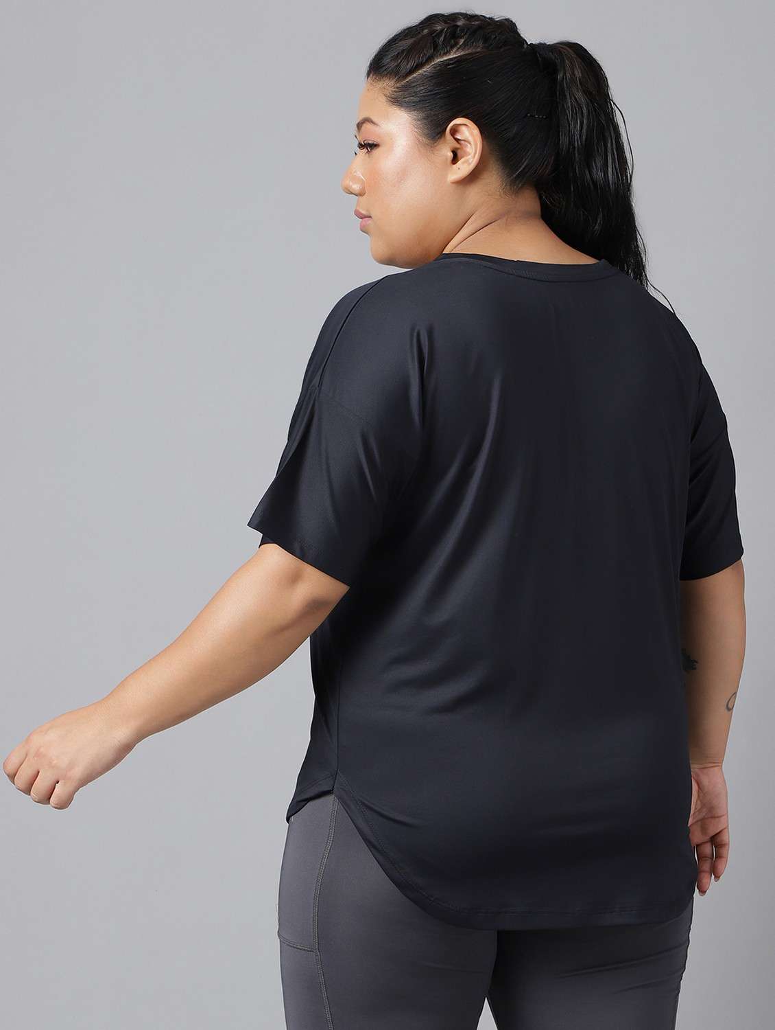women plus size printed dri-fit sports t-shirt - 21762484 -  Standard Image - 3