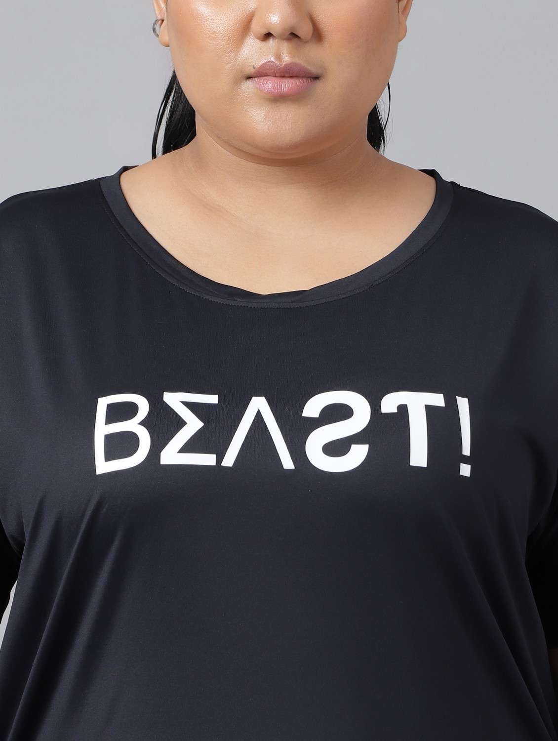 women plus size printed dri-fit sports t-shirt - 21762484 -  Standard Image - 5