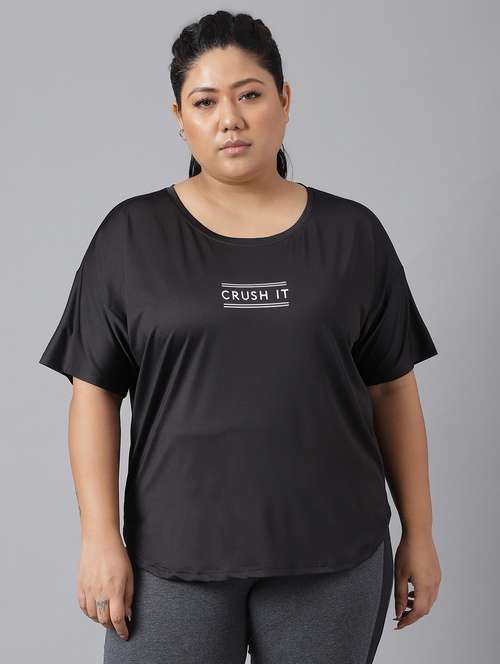 women plus size printed dri-fit sports t-shirt - 21762485 -  Standard Image - 0