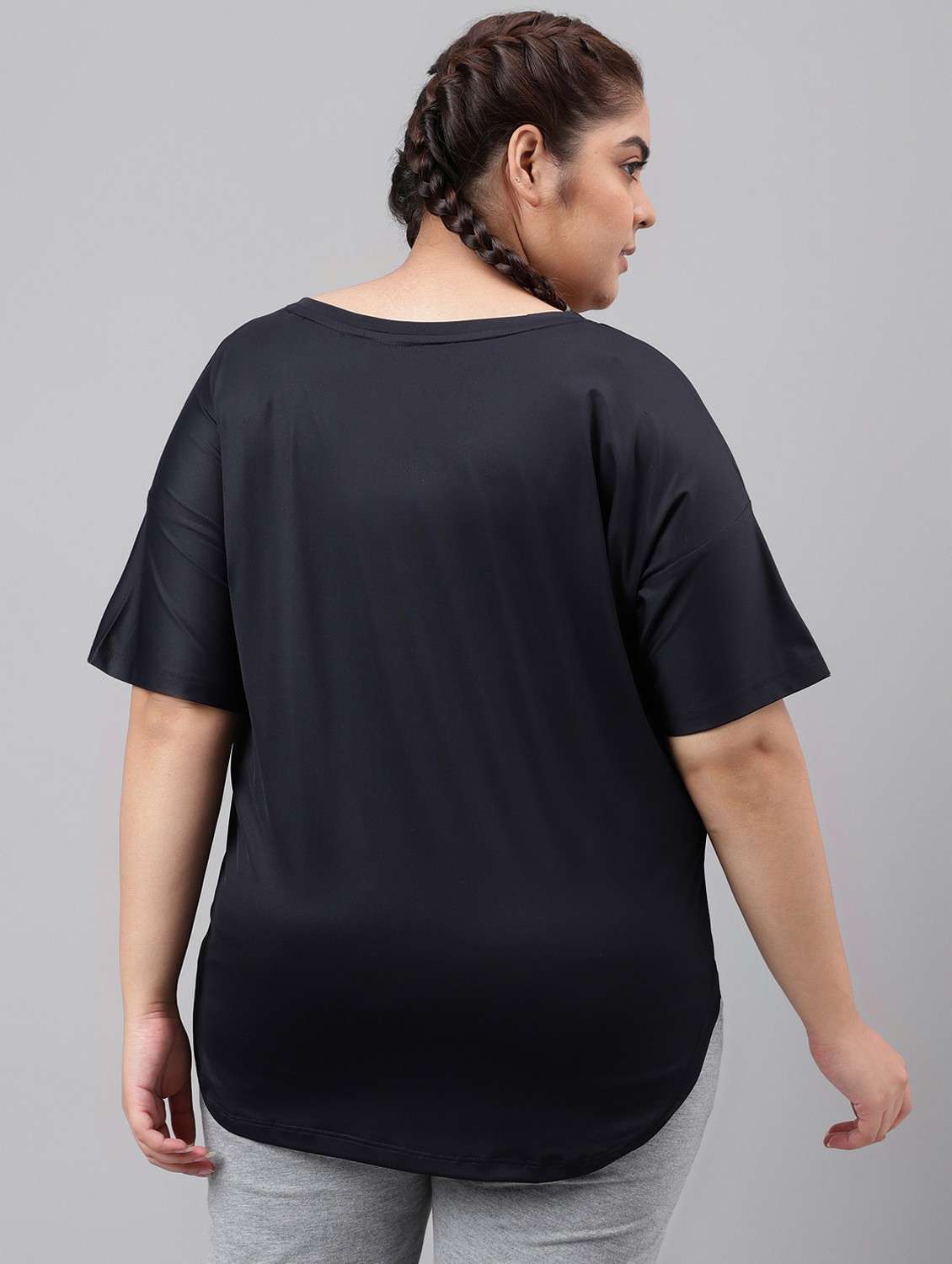 women plus size printed dri-fit sports t-shirt - 21762486 -  Standard Image - 3