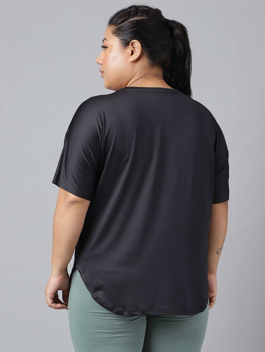 women plus size printed dri-fit sports t-shirt - 21762487 -  Standard Image - 3