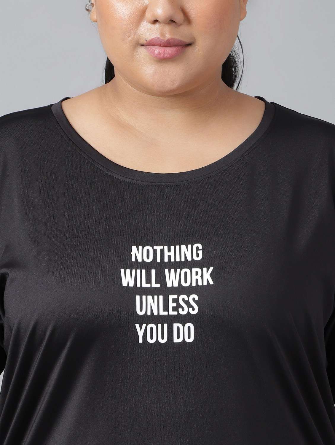 women plus size printed dri-fit sports t-shirt - 21762487 -  Standard Image - 5