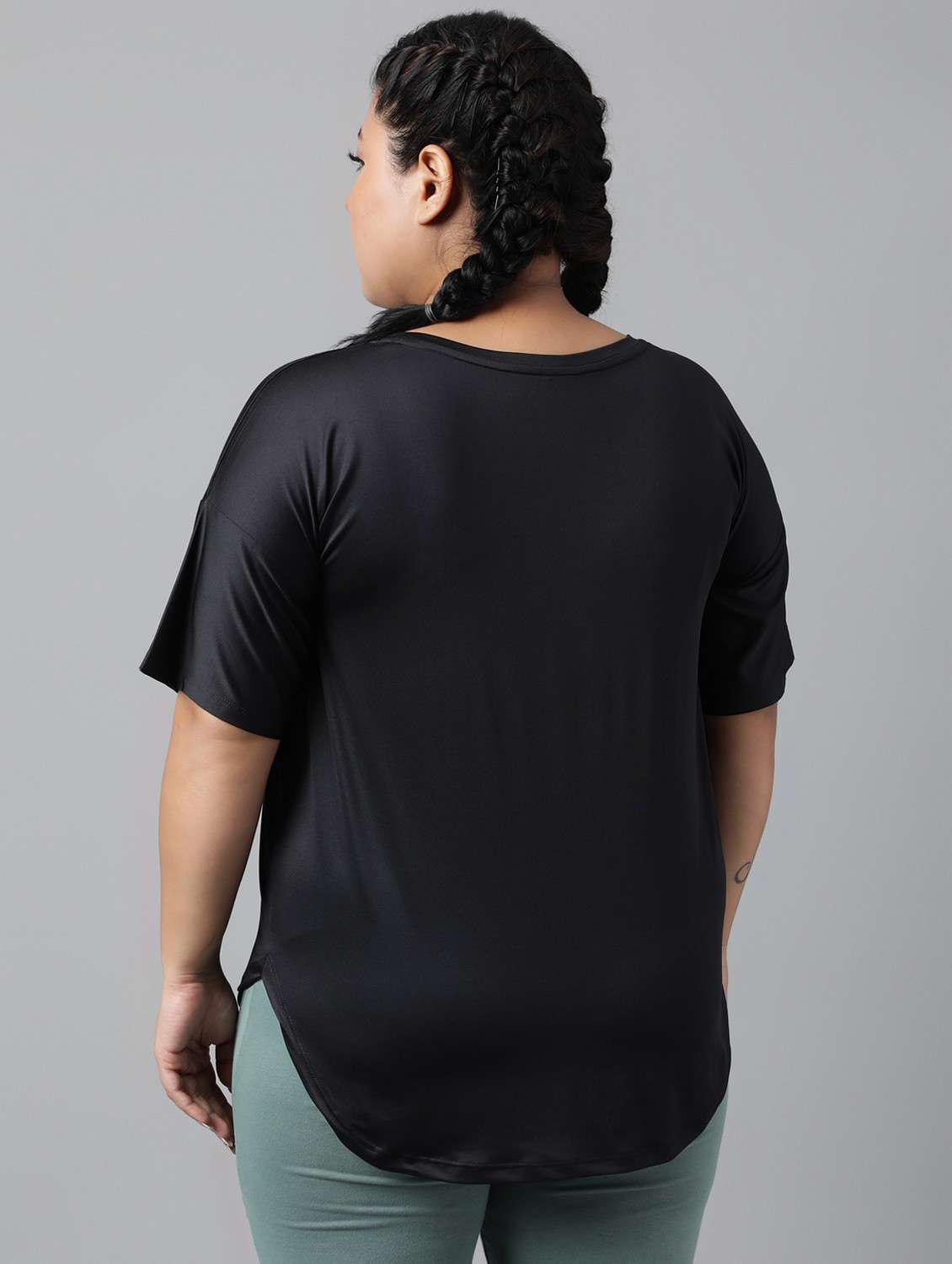 women plus size printed dri-fit sports t-shirt - 21762492 -  Standard Image - 3