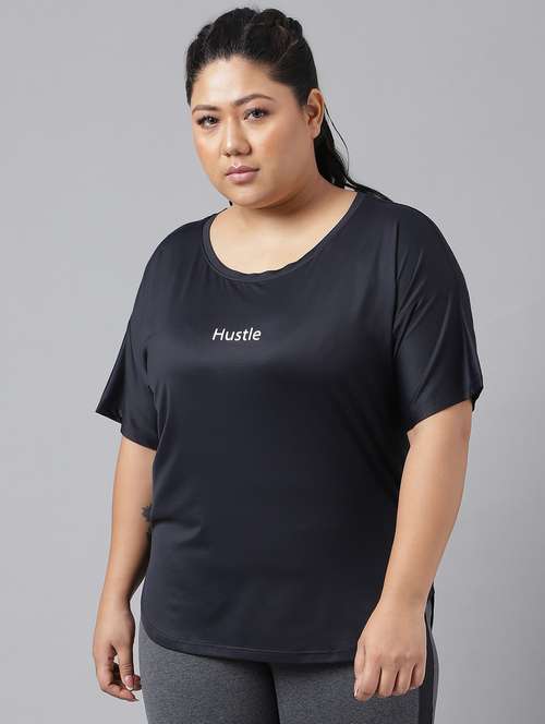 women plus size printed dri-fit sports t-shirt - 21762499 -  Standard Image - 0