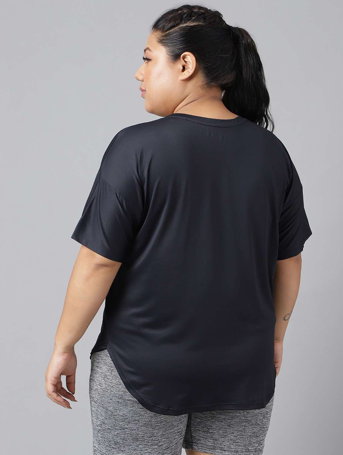 women plus size printed dri-fit sports t-shirt - 21762505 -  Standard Image - 3