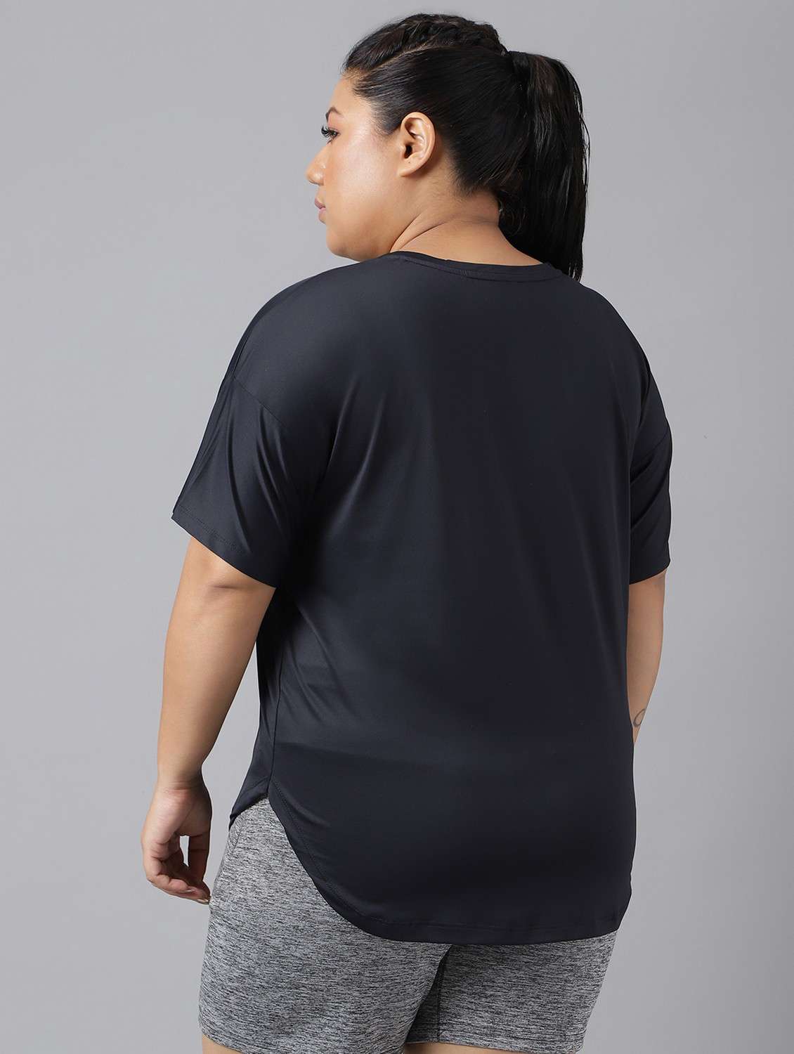 women plus size printed dri-fit sports t-shirt - 21762506 -  Standard Image - 3