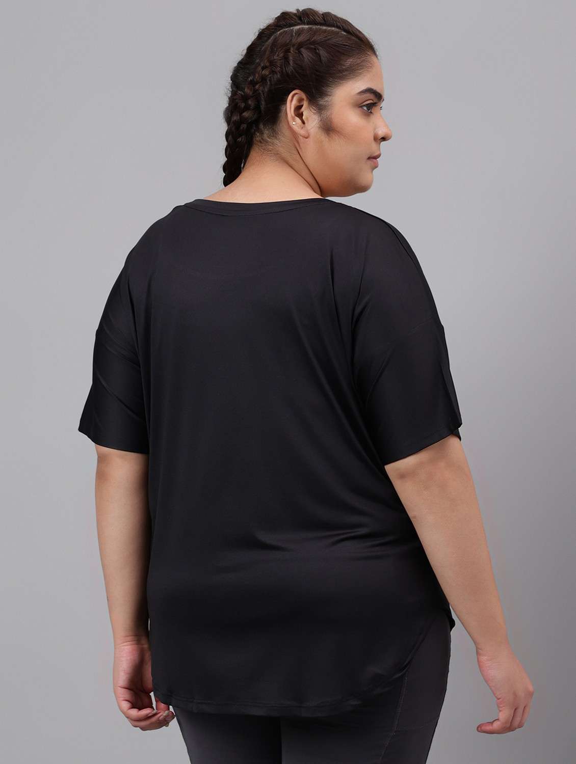 women plus size printed dri-fit sports t-shirt - 21762507 -  Standard Image - 3