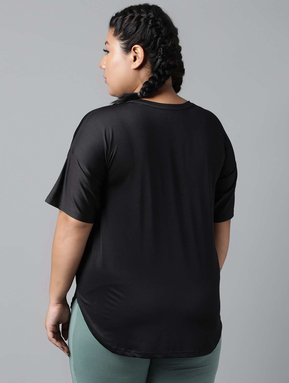 women plus size printed dri-fit sports t-shirt - 21762510 -  Standard Image - 3